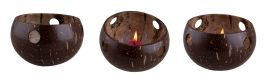 Candle Holder-Coconut (no candle) 